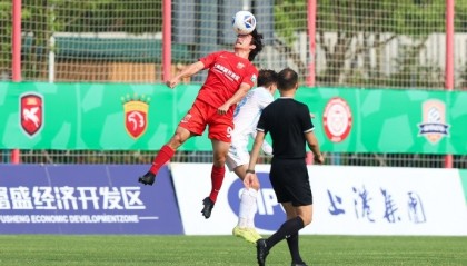 开云-中乙第十轮，上海海港富盛经开队主场1-0战胜兰州陇原竞技队